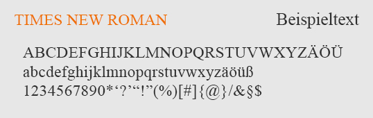 Times New Roman